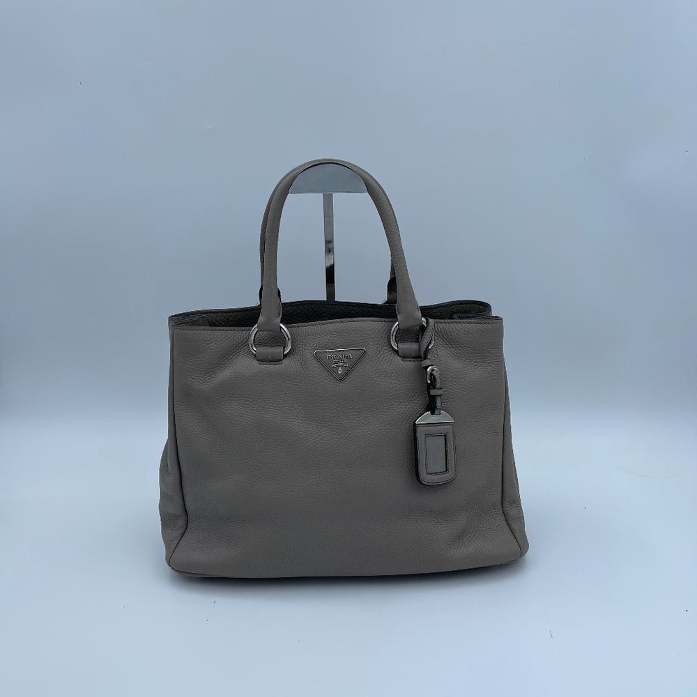 🖤SOLD🖤PRADA TWO WAY GRAY TOTE BAG